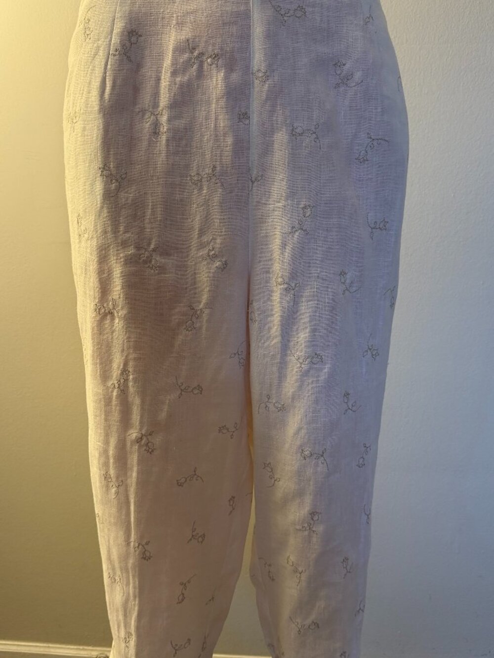 Studio Works Women`s cropped wide-leg trousers size L